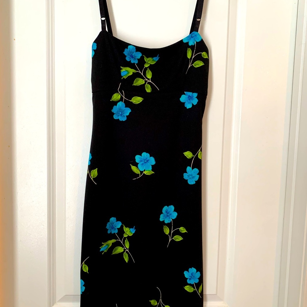 Vintage 90s My Michelle Floral Slip Dress - Size Small